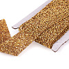 Glitter Resin Hotfix Rhinestone(Hot Melt Adhesive On The Back) OCOR-TA0002-03-40mm-4