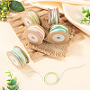 5 Rolls 5 Colors Segment Dyed Macrame Cotton Cord OCOR-TA0004-05D-5