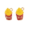 Alloy Enamel Pendants PALLOY-R155-01G-M-2