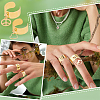 Unicraftale DIY Charm Cuff Ring Making Kit DIY-UN0003-67-7
