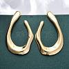 304 Stainless Steel Teardrop Stud Earrings EJEW-B108-13G-2