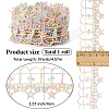 5 Yards Flower Polyester Lace Ribbon OCOR-GF0004-95F-2
