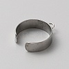 304 Stainless Steel Loop Ring Base LS-FIND-WH0161-31C-P-2