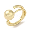 Brass Wrap Rings RJEW-Q778-14G-1