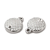 Non-Tarnish 304 Stainless Steel Pendant Rhinestone Settings STAS-F290-09P-2
