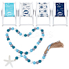 4Pcs 4 Colors Wood & Cloth Beach Chair DIY-ME0002-54-1
