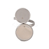 Non-Tarnish 304 Stainless Steel Open Cuff Ring Findings STAS-E124-05M-P-1
