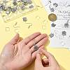 DIY Square Dangle Earring Making Kits DIY-FS0009-17-8