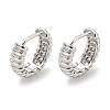 Brass Hoop Earrings EJEW-L211-010E-P-1