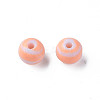 Opaque Striped Acrylic Beads MACR-S373-27D-08-2