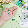 Saint Patrick's Day Polymer Clay & Glass Pearl Beads & Alloy Enamel Pendant Jewerly Making Finding Kits DIY-HY0002-21-3