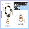 Cotton Braided Flower Pendant Decorations AJEW-TAC0030-032G-03-3