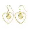 Rack Plating Brass Dnagle Earrings KK-C029-07G-1