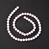 Pink Color Natural Madagascar Rose Quartz Beads Strands LS-G-D655-6mm-4