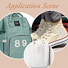 Adhesive Bandage Embroidery Cloth with Resin Imitation Pearl Iron On/Sew On Patches DIY-WH0589-68-6