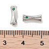 Brass Micro Pave Cubic Zirconia KK-C051-57P-01-3
