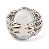 Oval Opalite Finger Ring G-Q184-06D-P-2
