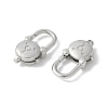 Brass Lobster Claw Clasps KK-F893-12P-01-2