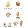 16Pcs 8 Styles Handmade Porcelain Beads PORC-FP0001-12-6