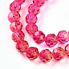 Baking Paint Transparent Glass Beads X1-DGLA-A035-T10mm-A02-4