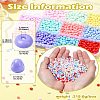 180G 12 Colors 6/0 Opaque Baking Paint Glass Seed Beads SEED-CJ0001-23-8