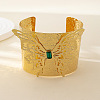 Butterfly Alloy Rhinestone Cuff Bangles FS-WG75F11-02-1