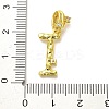 Rack Plating Brass Micro Pave Cubic Zirconia European Dangle Charms KK-L210-015G-I-3