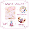 50Pcs 5 Styles Hot Stamping Organza Gift Bags OP-TA0001-03-4