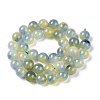 Dyed Natural White Jade Beads Strands G-T138-10mm-210-18-2