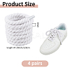 4 Pairs Cotton Shoelaces FIND-FH0012-04D-2