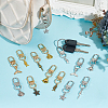 28Pcs 14 Styles Alloy Zipper Puller HJEW-OC00060-5