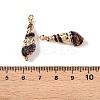 Natural Sea Shell Pendants SSHEL-N038-33-3