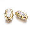 Natural Baroque Pearl Keshi Pearl Beads PEAR-F010-10G-2