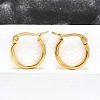 304 Stainless Steel Hoop Earrings X-EJEW-D195-G-5