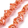 Glazed Porcelain Beads PORC-Q002-03K-1