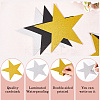 80Pcs Paper Glitter Star Wall Decoration AJEW-SP0001-13-6