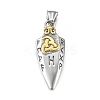 Ion Plating(IP) 304 Stainless Steel Pendants STAS-G303-28AS-2