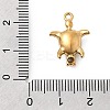 304 Stainless Steel Micro Pave Rhinestone Pendants STAS-G369-07G-4