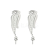 Brass Stud Earring Findings LS-KK-M326-19P-1
