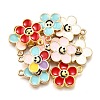 10Pcs 5 Styles Alloy Enamel Pendants ENAM-FP0002-45-4