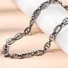 304 Stainless Steel Mariner Link Chains Bracelet & Necklace Jewelry Sets SJEW-L199-16P-3
