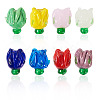 16Pcs 8 Colors Handmade Lampwork Beads LAMP-TA0001-33-4