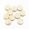 Ion Plating(IP) 304 Stainless Steel Charms LS-STAS-E455-02G-12mm-2
