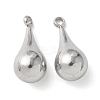 304 Stainless Steel Pendants X-STAS-U037-17P-1