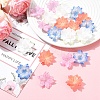 5Pcs Heat Shrink Acrylic Bead Caps OACR-YW0004-53B-4