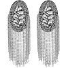 2Pcs Detachable Iron Tassel Epaulettes FIND-FH0005-44P-1