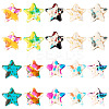 60Pcs 10 Colors Spray Painted Synthetic Turquoise Beads TURQ-TA0001-06-2