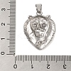 Non-Tarnish 304 Stainless Steel Pendants STAS-C103-32P-3
