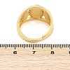Brass Micro Pave Clear Cubic Zirconia Finger Rings for Women RJEW-Z081-01G-5