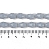 Opaque Solid Color Beads Strands EGLA-N013-P8mm-D05-4